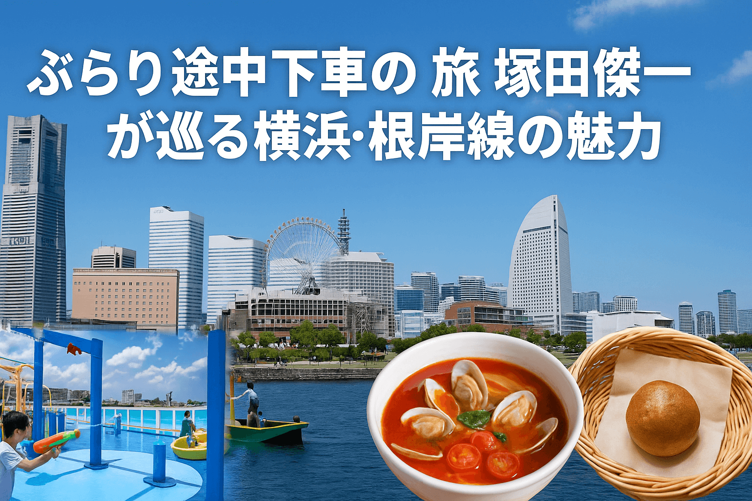 横浜・根岸線！ぶらり途中下車の旅 塚田僚一が案内する話題の新スポット・絶品グルメ・体験まとめ