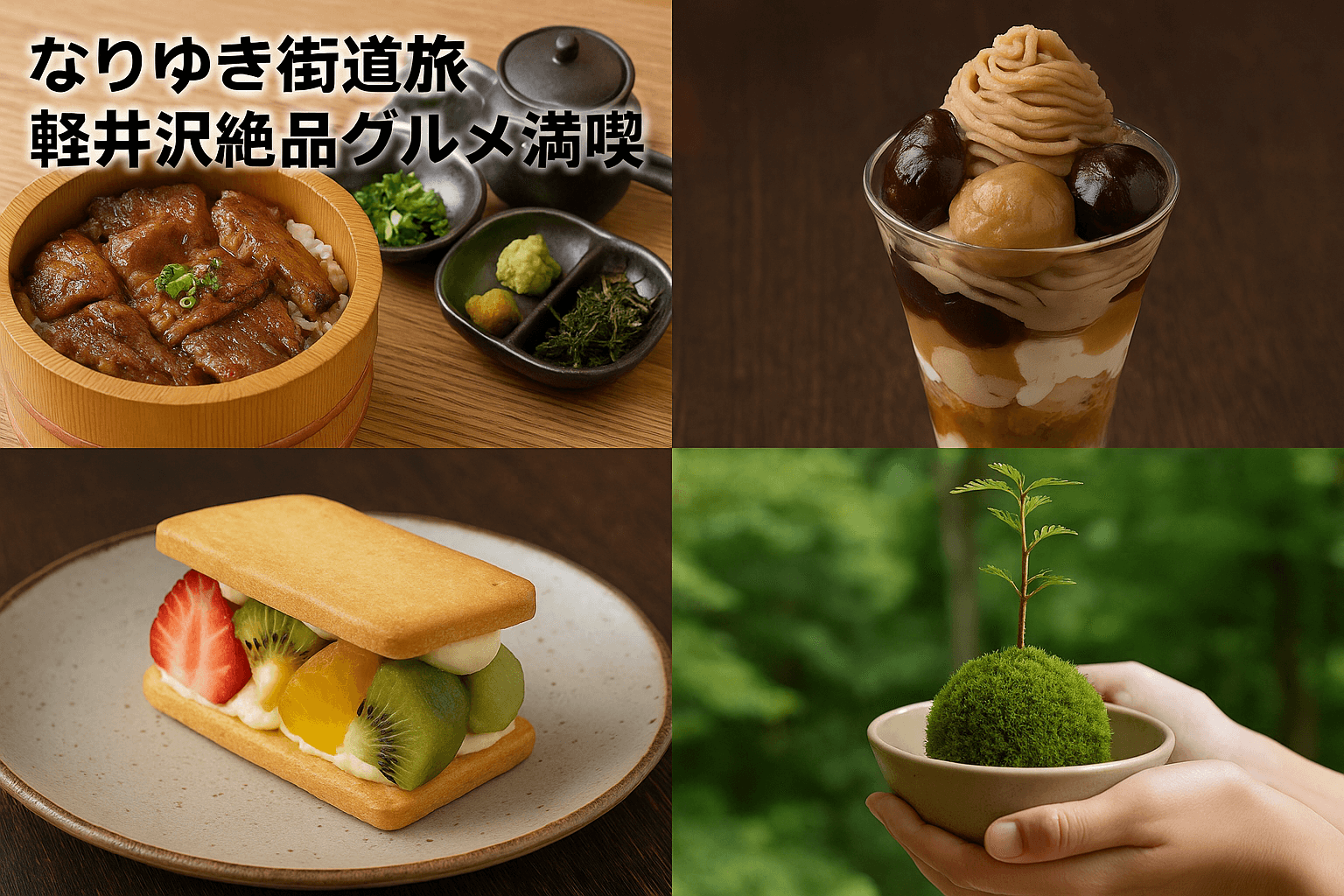 2025年8月17日放送「なりゆき街道旅」は、女優・鈴木砂羽さんと巡る夏の軽井沢グルメ旅。信州牛肉まぶしや栗づくしパフェ、旬のフルーツバターサンド、苔玉作り体験やお茶碗選びまで、避暑地ならではの魅力スポットをたっぷり紹介。旧軽井沢の最新グルメ・癒し・体験情報が満載です