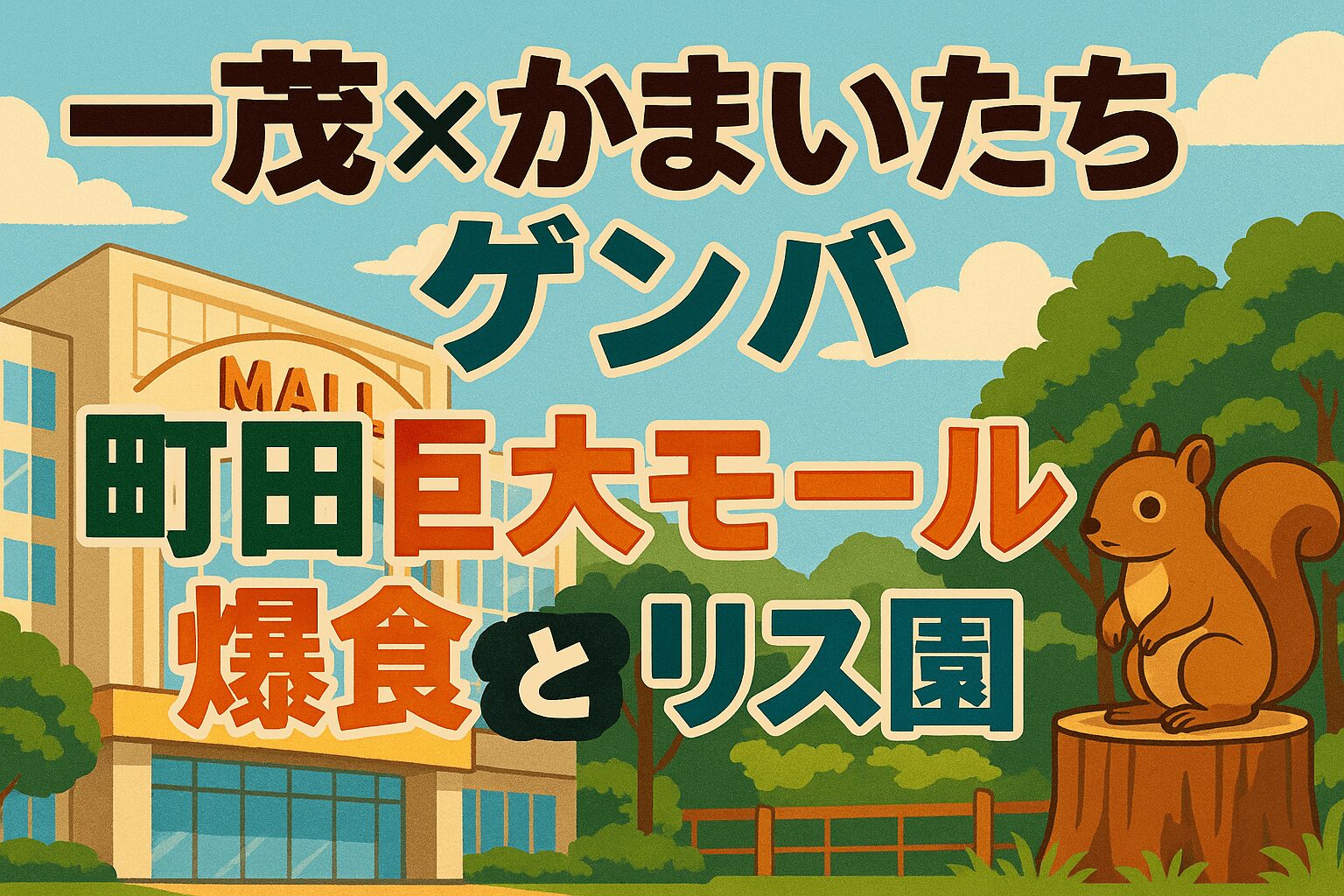 2025年11月16日放送『一茂×かまいたちのゲンバ』は町田が舞台。年間来場者1000万人超の巨大モールで爆食グルメを堪能し、200匹のリスとふれあう癒しのリス園へ。家族で楽しめる町田の魅力を紹介します。