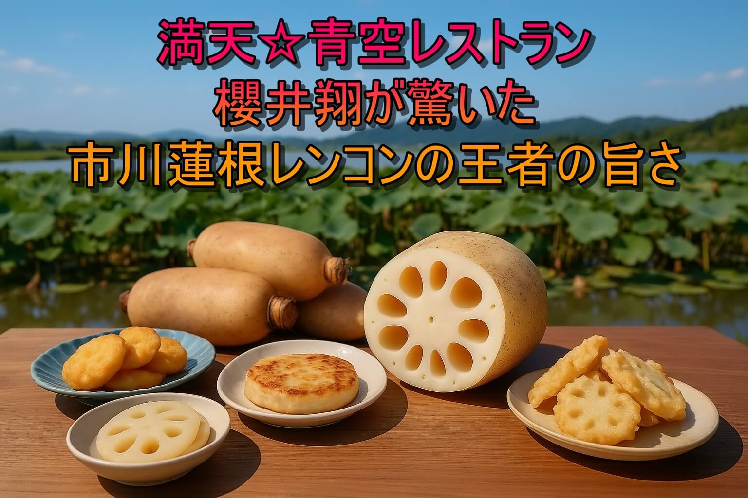 満天☆青空レストラン櫻井翔が驚いた市川蓮根レンコンの王者の旨さ