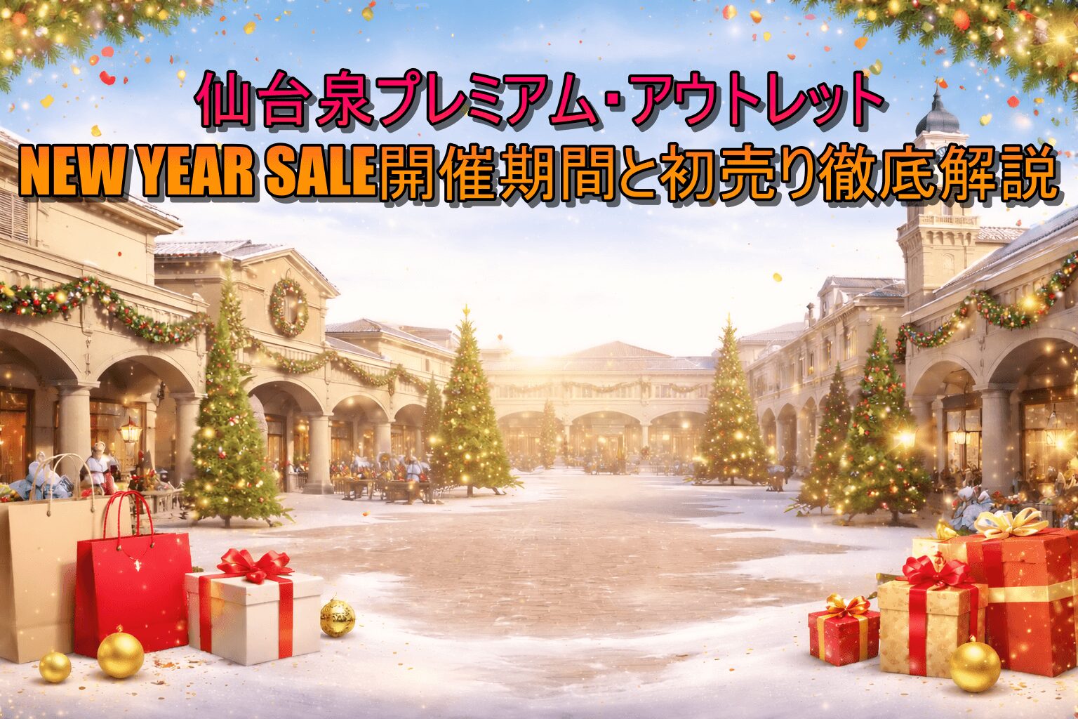 仙台泉プレミアム・アウトレット NEW YEAR SALE開催期間と初売り徹底解説