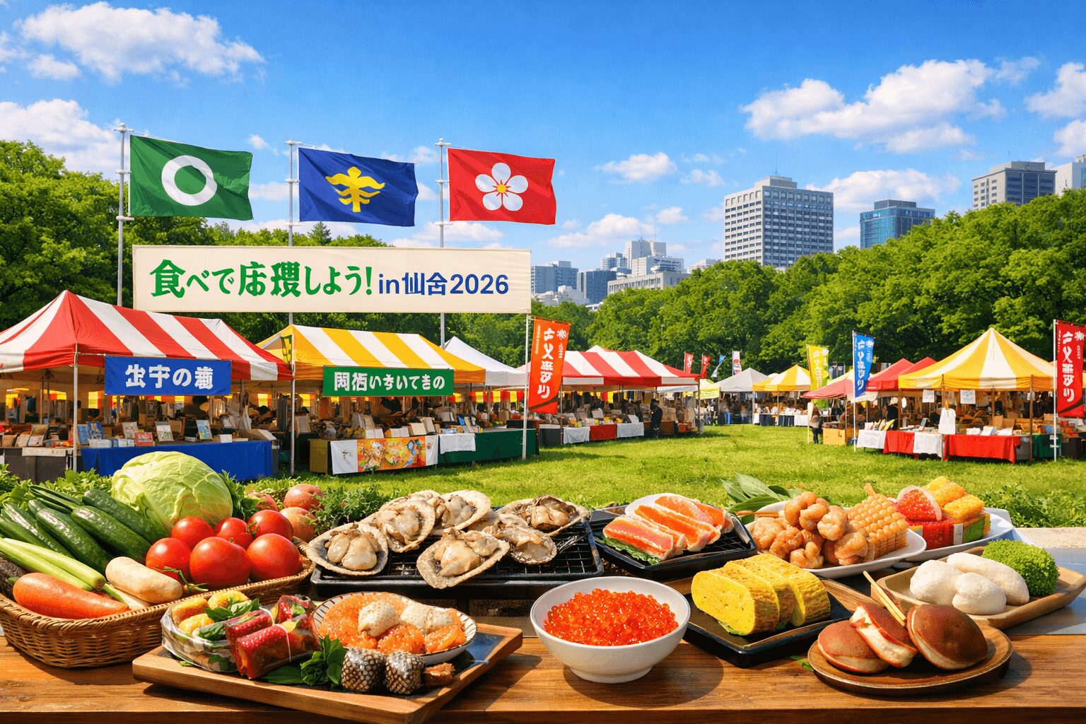 食べて応援しようin仙台2026 開催情報と楽しみ方3月14日（土）〜3月15日（日）