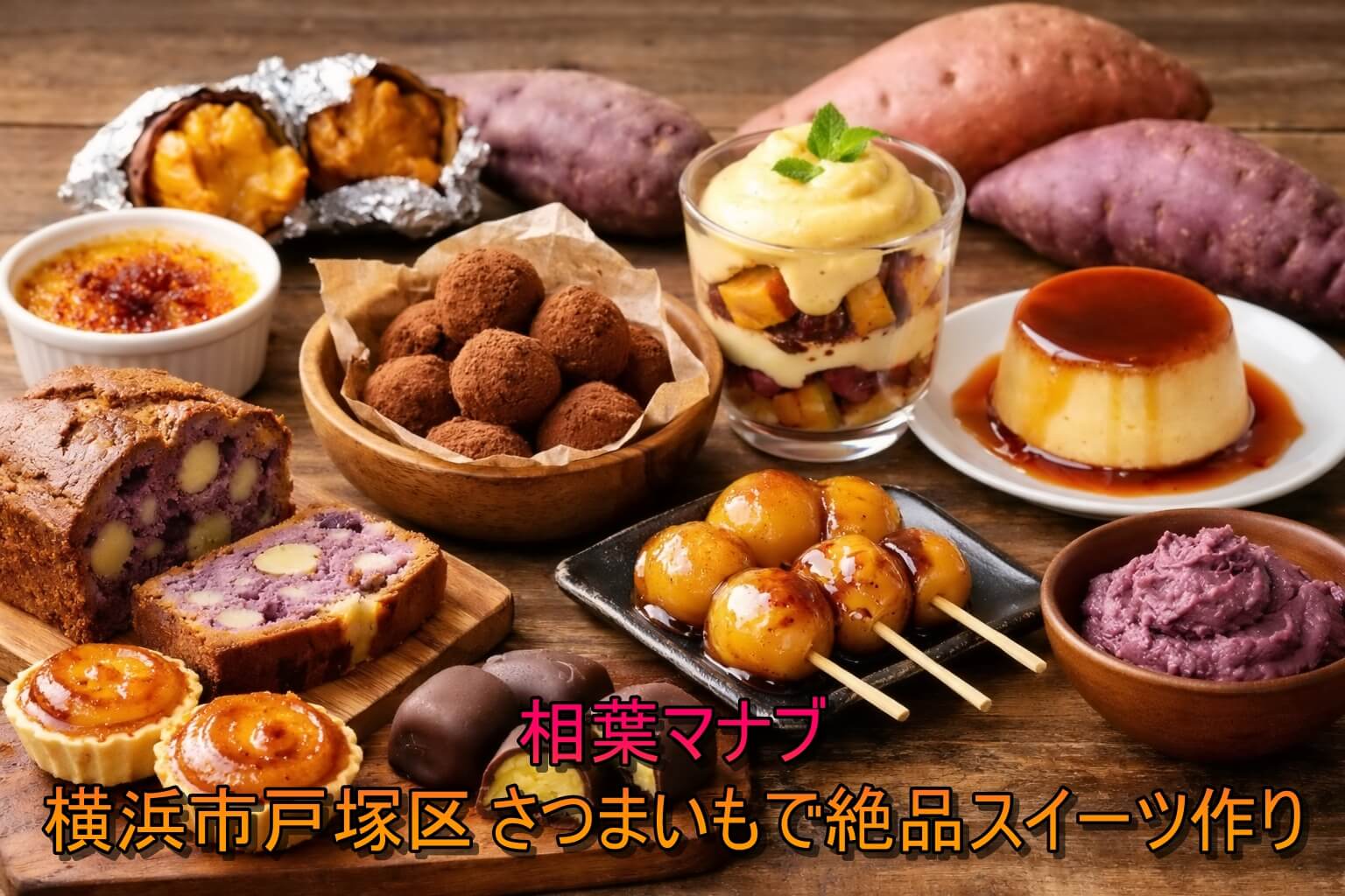 相葉マナブ 横浜市戸塚区 さつまいもで絶品スイーツ作り！1月11日