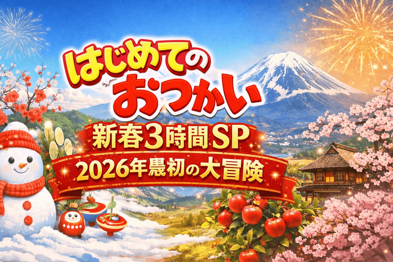 はじめてのおつかい新春3時間SP 2026年1月2日18時 放送情報と見どころを丁寧に整理。9つのおつかいとあれから18年 家族で楽しむコツも分かりやすく解説