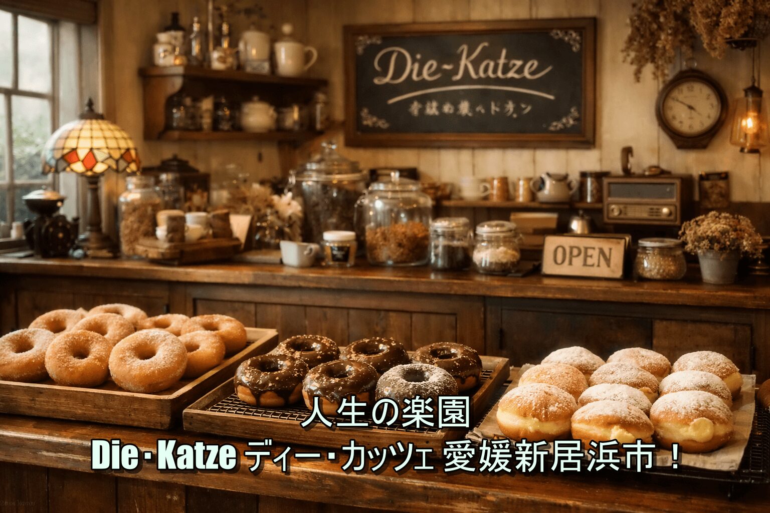人生の楽園 Die・Katze ディー・カッツェ 愛媛新居浜市！ドーナツ店が生んだ「笑顔の輪」
