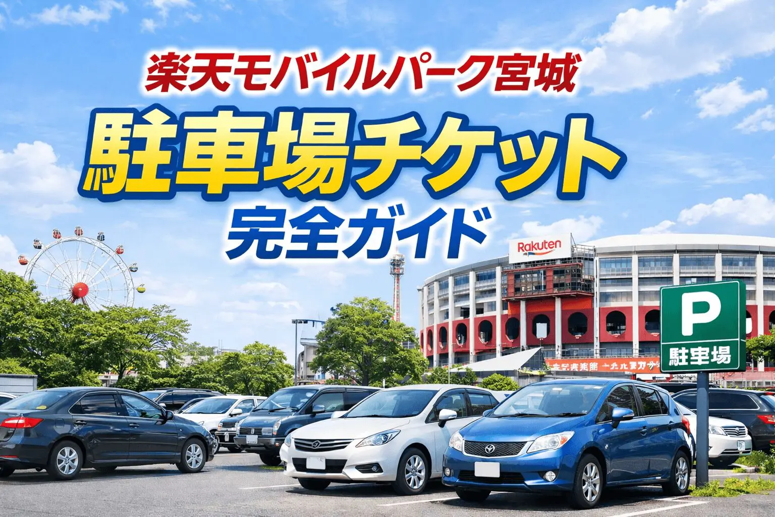 楽天モバイルパーク宮城の駐車場チケット完全解説｜購入方法と注意点