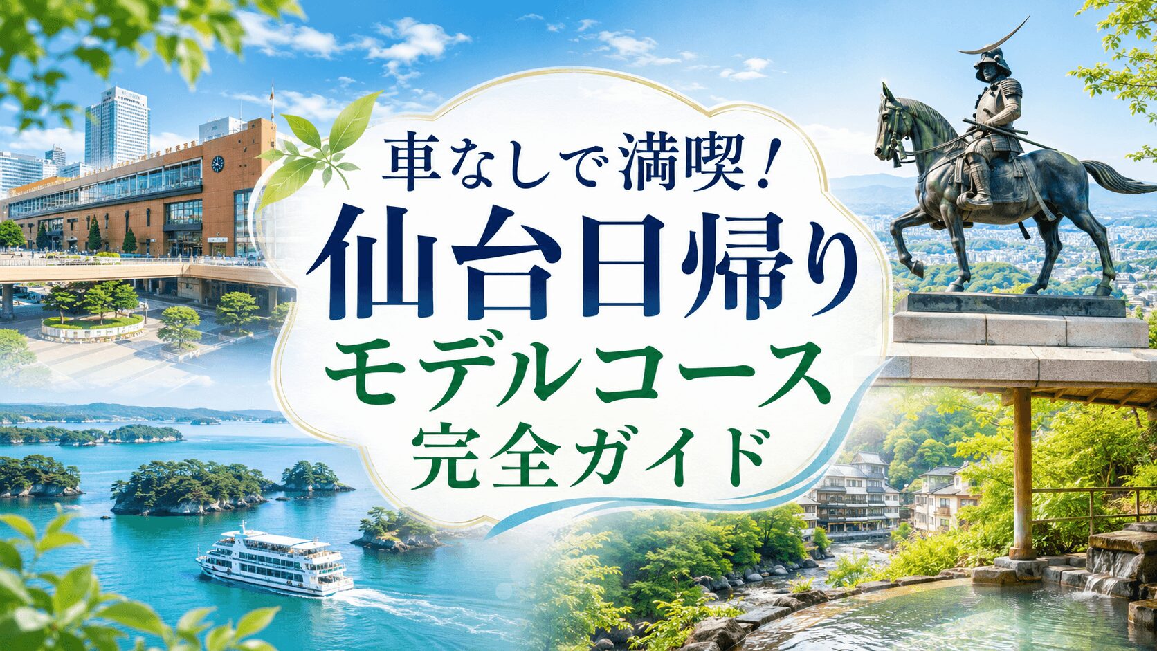 車なしで満喫！仙台日帰りモデルコース完全ガイド